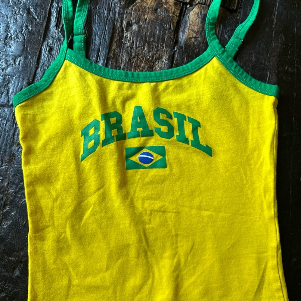 Edikted Yellow Tank with Green Trim